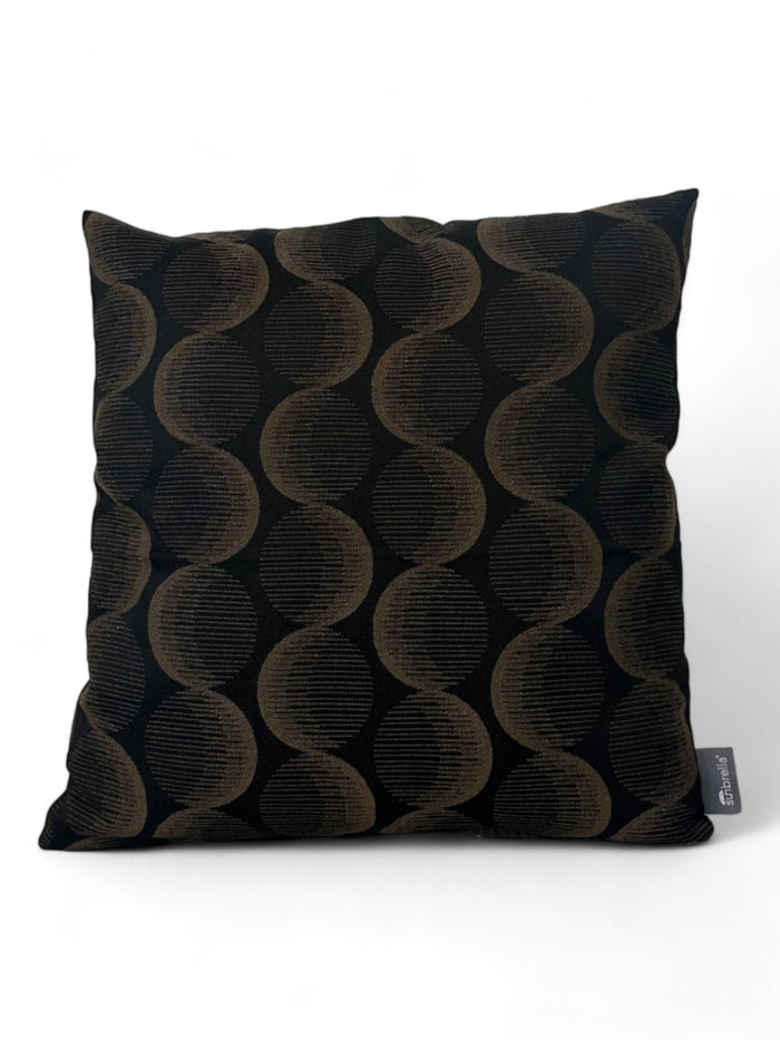 Sunbrella sierkussen 45x45 Jacquard circle walnut