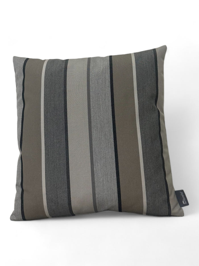 Sunbrella sierkussen 45x45 Solids quadri grey